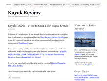 Tablet Screenshot of kayakreview.org